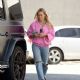 Hilary Duff – Picking up snacks at a gas station in Los Angeles