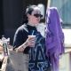 Noah Cyrus – Seen with her boyfriend at a smoothie bar in Los Angeles