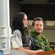 Katy Perry – In a white skirt and crop top filming ‘American Idol’ in Maui