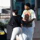 Bhad Bhabie – Seen showcasing a new hairstyle while out in Los Angeles