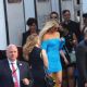 Khloe Kardashian – In a turquoise mini dress attending the Disney Hulu Upfront in NY