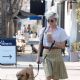 Selma Blair – Heads to Alfred Coffee with her adorable service dog in Los Angeles
