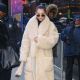 Sofia Carson in Long Fur Coat – Out in New York
