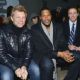 Jon Bon Jovi, Michael Strahan & Chris Cuomo attend the Kenneth Cole collection fashion show on February 10, 2014 in NYC