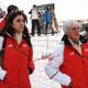 Bernie Ecclestone and Fabiana Flosi