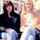 Shannen Doherty as Brenda Walsh and Jennie Garth as Kelly Taylor in Beverly Hills, 90210 (1990)