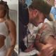 Tammy Hembrow gives birth to baby girl with fiancé Matt Poole