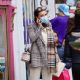 Florence Pugh – shows off her new short hair in New York