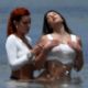 Bella Thorne – In a bikini on a photoshoot on the beach in Miami