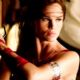 Jennifer Garner as Elektra Natchios in 20th Century Fox's Elektra, also starring Goran Visnjic and Terence Stamp.