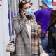 Florence Pugh – shows off her new short hair in New York