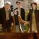 Richard Gere (Saul Naumann), Flora Cross (Eliza Naumann), Max Minghella (Aaron Naumann), and Juliette Binoche