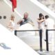 Irina Shayk – On a yacht with Leonardo DiCaprio and Edward Enninful in Sardagna
