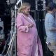 Elisabeth Moss – Pictured on set with director Max Minghella in Los Angeles