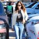 Cindy Crawford in Denim Out for Lunch at Soho House in Malibu