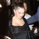 Selena Gomez – In black on a night out in Paris