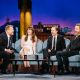 Bryan Cranston, Giovanni Ribisi and Jessica Biel  at 'The Late Late Show with James Corden' (January 2017)