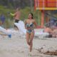 Diane Guerrero in Swimsuit at the beach in Miami