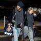 Chad Michael Murry and Nicky Whelan arrive at LAX airport on November 20, 2013