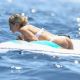 Heidi Klum – With Leni Klum Soak on a luxury yacht in Capri