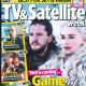 Emilia Clarke, Kit Harington - TV & Satellite Week Magazine Cover [United Kingdom] (13 April 2019)