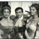 Pierre Mondy, Martine Carol and Claudia Cardinale