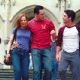 Mena Suvari, Chris Klein and Thomas Ian Nicholas in Universal's American Pie 2 - 2001