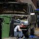 Kelly Osbourne – With her boyfriend Erik Bragg helping him fix his old station wagon in Los Angeles