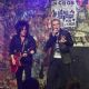 Steve Stevens and Billy Idol perform onstage at the CBGB Music & Film Festival 2014 HQ Kickoff event with Keynote Speaker Billy Idol on October 9, 2014 in New York City