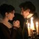 Anne Hathaway (left) is Jane Austen and James McAvoy (right) is Tom Lefroy in Miramax Films’ BECOMING JANE. Photo credit: Colm Hogan/Courtesy of Miramax Films.