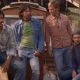 Ken Marino, Josh Hamilton, Ron Eldard, and Paul Rudd in DIGGERS, a Magnolia Pictures Release. Photo courtesy of Magnolia Pictures.