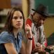 Hilary Swank as Maggie in Warner Bros. Pictures' drama Million Dollar Baby. The Malpaso production also stars Clint Eastwood and Morgan Freeman. Merie W. Wallace