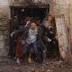 (L-R) HELEN MIRREN as Elinor, BRENDAN FRASER as Mo, RAFI GAVRON as Farid, ELIZA HOPE BENNETT as Meggie and PAUL BETTANY as Dustfinger in New Line Cinema's fantasy adventure 'Inkheart,' also starring JIM BROADBENT and ANDY SERKIS. This film is