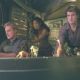 Wash (Alan Tudyk), Zoe (Gina Torres) and Captain Mal Reynolds (Nathan Fillion).
