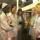 Tomiko Fraser, Shalom Harlow, Ivana Milicevic, China Chow, Sarah O'Hare and Monica Potter in Universal's Head Over Heels - 2001