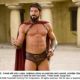 Armed with only a cape, codpiece, phony six-pack abs and a sword, Leonidas (Sean Maguire) prepares to lead his men into battle. Photo credit: Doug Hyun.