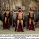 13 -- that's 300-287 -- valiant Spartan warriors, including Sonio (Travis Van Winkle, left), Leonidas (Sean Maguire)and Captain (Kevin Sorbo) prepare to battle one million Persian soldiers. Photo credit: Doug Hyun