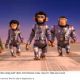 Meet the 'Space Chimps' with all the wrong stuff: (from left) Houston (voice by Zack Shada), Luna (voice by Cheryl Hines), Ham III (voice by Andy Samberg), Titan (voice by Patrick Warburton) and Comet (voice by Carlos Alazraqui). Photo credit: Van