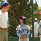 A scene from THE PERFECT GAME featuring (left to right) Cesar (Clifton Collins Jr.), Mario (Moises Arias) and Enrique (Jansen Panettiere). Photo credit: Vivian Zink.