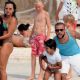 Daniel Alves and Dinora Santana