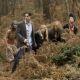 (L-R) Farid (RAFI GAVRON), Mo (BRENDAN FRASER), Meggie (ELIZA HOPE BENNETT), Dustfinger (PAUL BETTANY) and Elinor (HELEN MIRREN) hide out from the Black Jackets in New Line Cinema's fantasy adventure 'Inkheart,' also starring JIM BROADBENT and