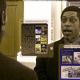 Guy Pearce as scientist and inventor Alexander Hartdegen and Orlando Jones as Vox, the holographic reference source of all human knowledge in Dreamworks' and Warner Brothers' The Time Machine - 2002