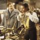 Mark Addy as David Philby and Guy Pearce as scientist and inventor Alexander Hartdegen in Dreamworks' and Warner Brothers' The Time Machine - 2002