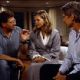 Director Robert Zemeckis, Michelle Pfeiffer and Harrison Ford on the set of Dreamworks' What Lies Beneath - 2000
