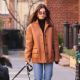 Emily Ratajkowski – Walking her dog this morning in New York