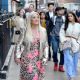 Vanessa Feltz – In an animal print dress out in Soho