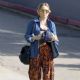 Kate Hudson leaves a business meeting holding her green juice in Los Angeles