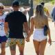 Ellie O’Donnell in Bikini Top and Shorts on holiday in Marbella