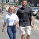 Jorgie Porter – Leave a photo shoot for his new clothing brand Transpire in Manchester