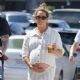 Ashley Tisdale – Stylish mama-to-be enjoying coffee in Studio City